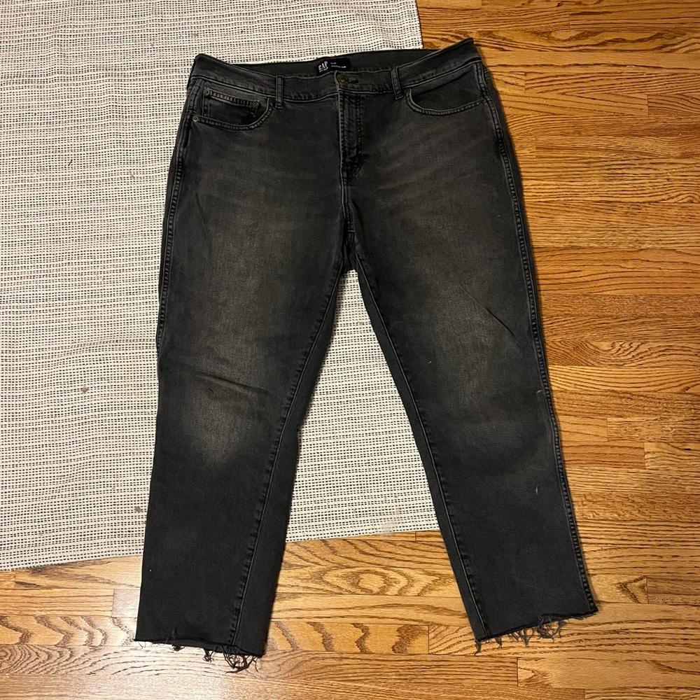 GAP Vintage Slim faded black denim jeans